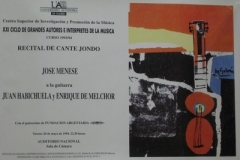 20 de mayo de 1995. XXI Ciclo de Grandes Autores e Intérpretes de la Música