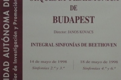 14 y 18 de mayo de 1998. XXV Ciclo de Grandes Autores e Intérpretes