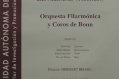 20 de diciembre de 1998. XXVI Ciclo de Grandes Autores e Intérpretes de la Música